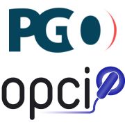 logo's van PGO en OPC(